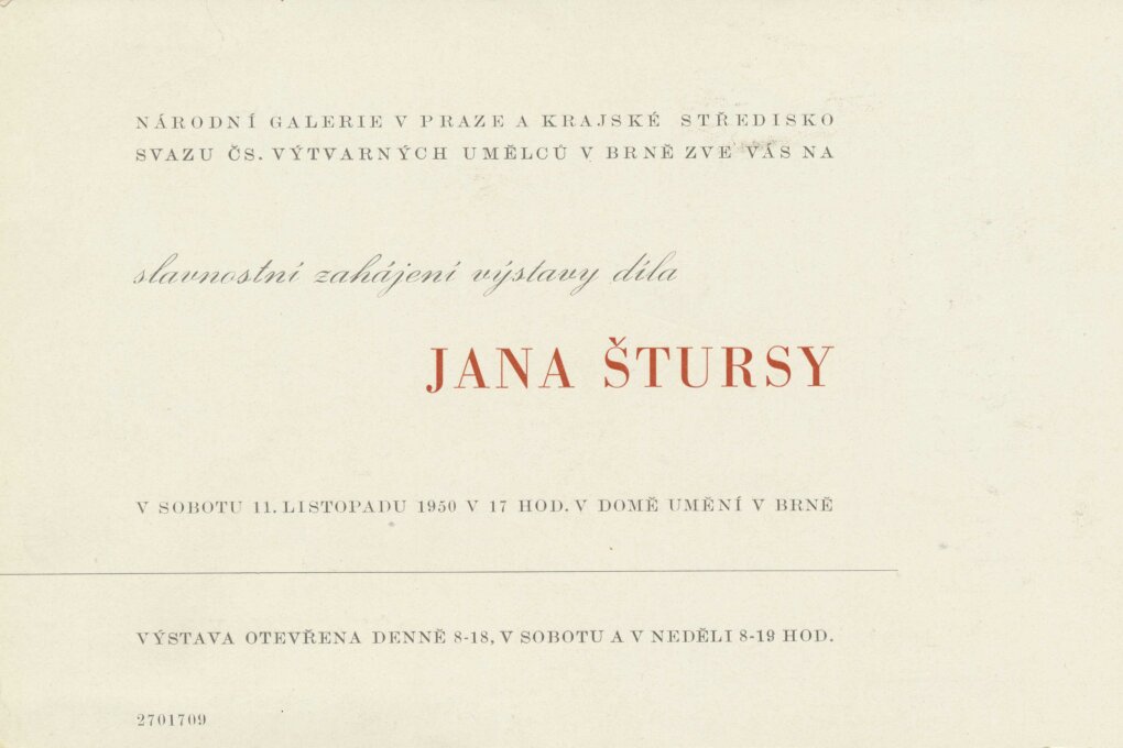 Dílo sochaře Jana Štursy